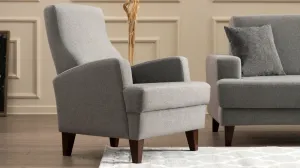 Kreslo Kana Bergere Light Grey