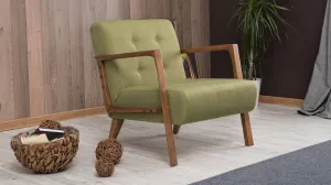 Kreslo ušiak Kemer - Green