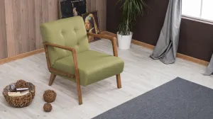 Kreslo ušiak Kemer - Green