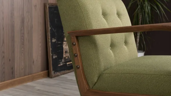 Kreslo ušiak Kemer - Green