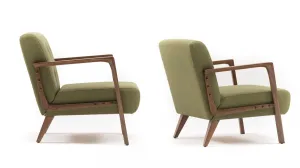 Kreslo ušiak Kemer - Green