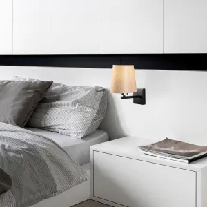Opviq Nástenná lampa Profil IV krémová/čierna