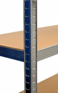 Skladovací regál 5 úrovní 875 kg 180 x 90 x 40 cm