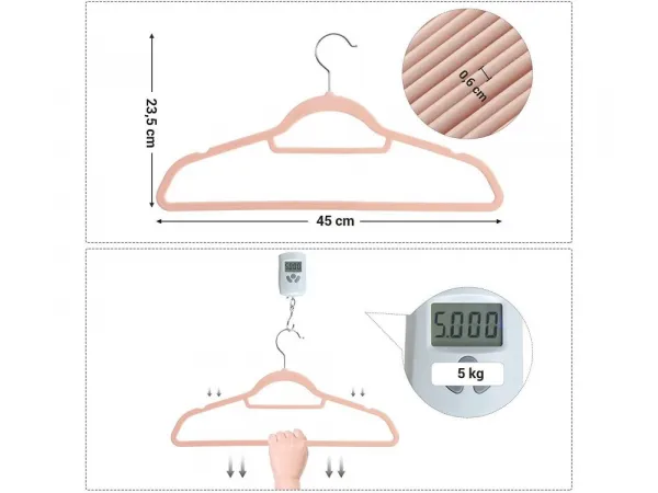 SONGMICS Ramienka Ellen 50 kusov