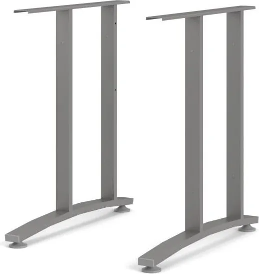 Tvilum Písací stôl Officer 80400/71 150 cm biely/strieborno-šedý