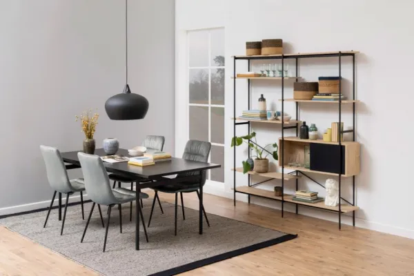 Actona Regál Angus divoký dub/čierny