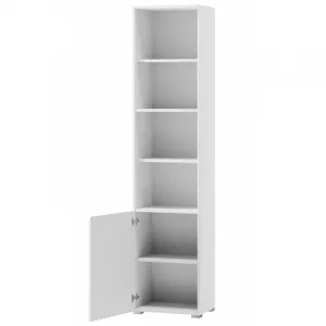 Szynaka Regál Selene 216 cm biely lesk/mat