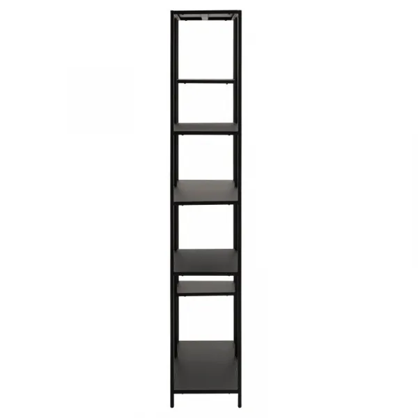 Actona Regál Newcastle 165 cm čierny