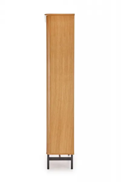 HALMAR Regál Smart REG-1 dub/čierny