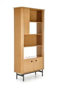 HALMAR Regál Smart REG-1 dub/čierny