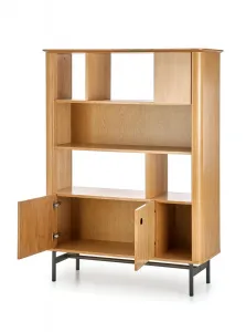 HALMAR Regál Smart REG-2 dub/čierny