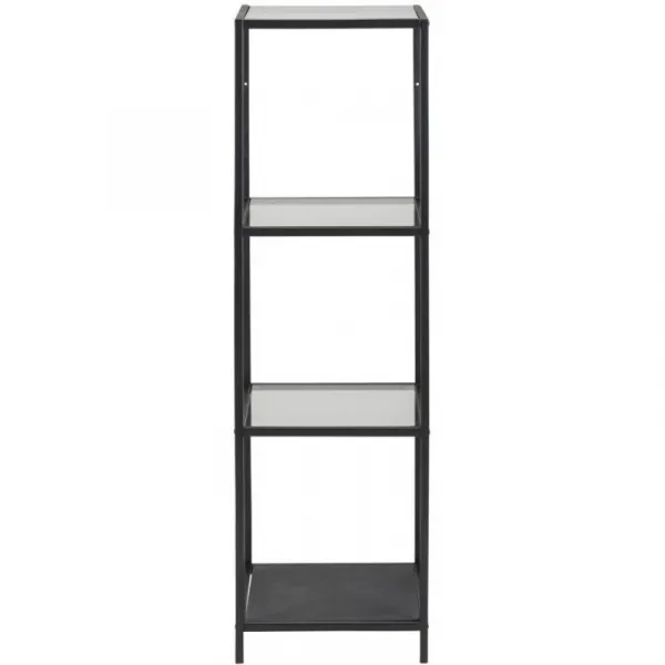 Actona Regál Seaford 37 x119,5 cm čierny