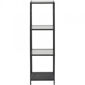 Actona Regál Seaford 37 x119,5 cm čierny