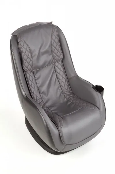 HALMAR Relaxačné masážne kreslo Dope tmavosivé