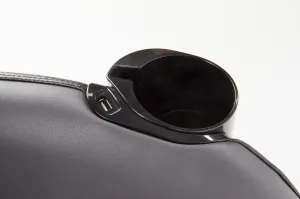 HALMAR Relaxačné masážne kreslo Dope tmavosivé