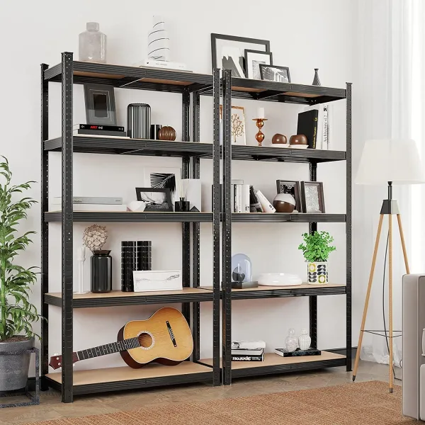 SONGMICS Regál Wera 100x200 cm čierny