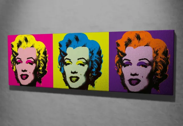 Wallity Reprodukcia obrazu Andyho Warhola Marilyn Monroe PC059 30x80 cm