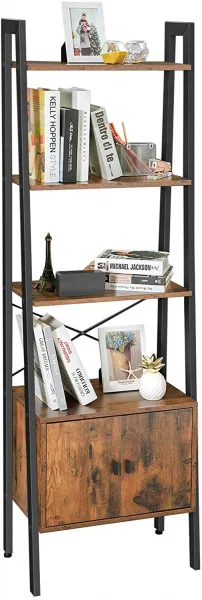 SONGMICS Regál 4 police skrinka industriálny 56x172 cm