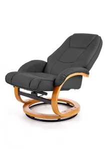HALMAR Relaxačné kreslo Meder čierne