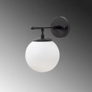 Opviq Nástenná lampa Roe čierna/biela