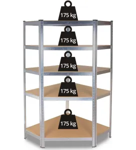 TP Living Rohový kovový regál Artenat 180 cm