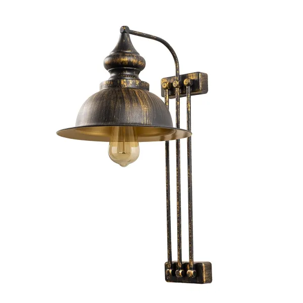Opviq Nástenná lampa Saglam III mosadz