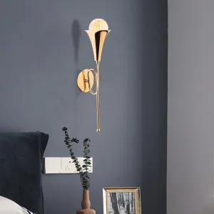 Opviq Nástenná lampa Sarmal zlatá