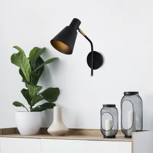 Opviq Nástenná lampa Sivani I čierna