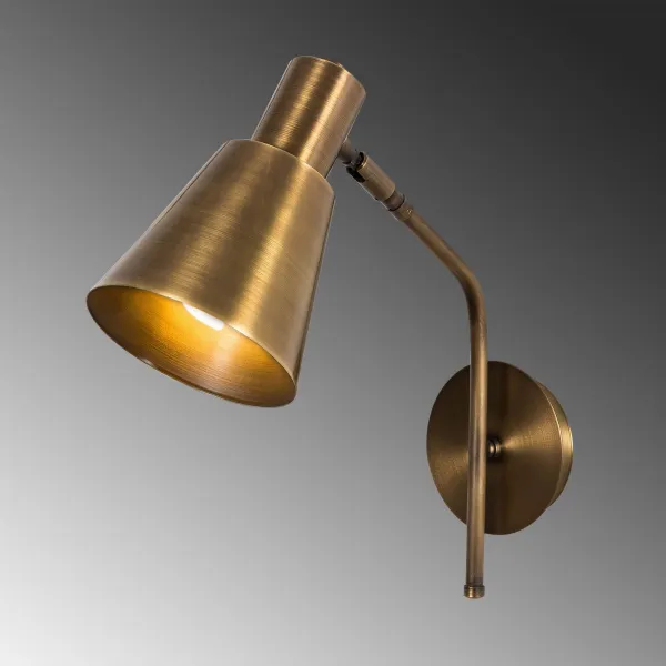 Opviq Nástenná lampa Sivani III mosadzná
