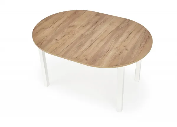 Rozkladací jedálenský stôl RINGO Halmar Dub craft / biela