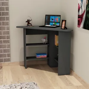 Písací stôl Corner - Anthracite