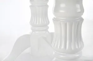 HALMAR Rozkladací jedálenský stôl Peho biely