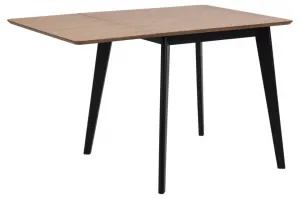 Actona Rozkladací jedálenský stôl Roxby dub/čierny