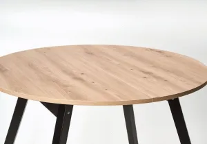 HALMAR Rozkladací jedálenský stôl Ruden dub artisan/čierna