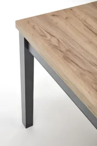 HALMAR Rozkladací jedálenský stôl TIAGO SQUARE remeselný dub/čierny