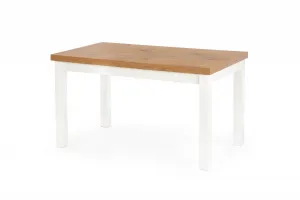 HALMAR Rozkladací jedálenský stôl Tiaro dub lancelot/biela