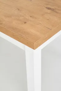 HALMAR Rozkladací jedálenský stôl Tiaro dub lancelot/biela