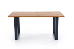 HALMAR Rozkladací jedálenský stôl Press dub svetlý/čierna