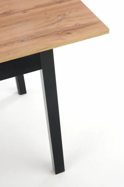 HALMAR Rozkladací jedálenský stôl Greg dub votan/čierna