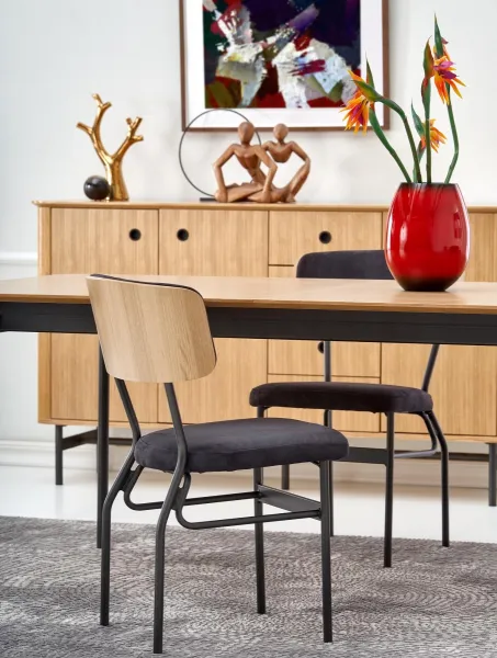 HALMAR Rozkladací jedálenský stôl Smart ST dub/čierny