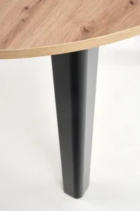HALMAR Rozkladací jedálenský stôl Rigo dub artisan/čierna