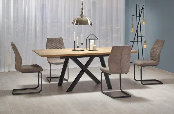 Rozkladací jedálenský stôl CAPITAL Halmar 160 cm
