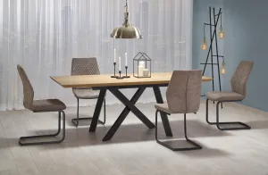 Rozkladací jedálenský stôl CAPITAL Halmar 160 cm