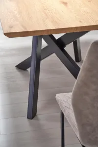 Rozkladací jedálenský stôl CAPITAL Halmar 160 cm