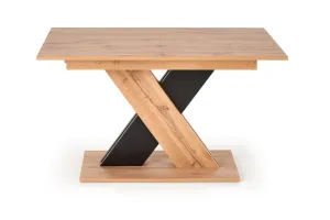 HALMAR Rozkládací jídelní stůl XARELTO dub votan/černý