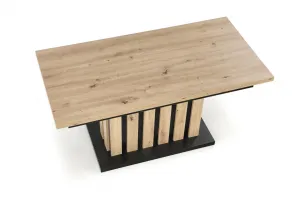 HALMAR Rozkládací konferenční stolek Baretti dub artisan/černý