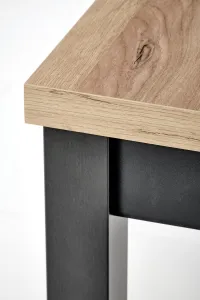 HALMAR Rozkladací jedálenský stôl TIAGO SQUARE remeselný dub/čierny