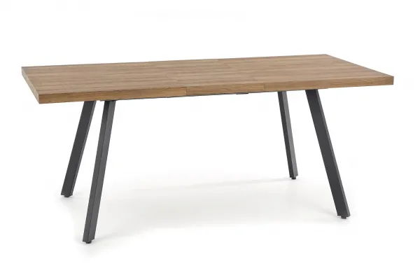 HALMAR Rozkládací jídelní stůl Berlin 140 - 180 cm ořech/černý