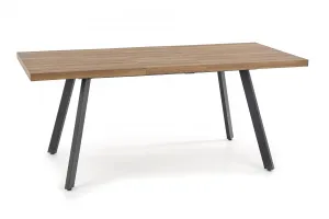 HALMAR Rozkládací jídelní stůl Berlin 140 - 180 cm ořech/černý
