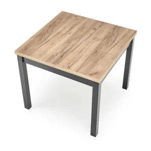 HALMAR Rozkladací jedálenský stôl TIAGO SQUARE remeselný dub/čierny